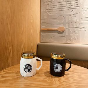 caneca de café superior venda por atacado-New to top venda starbucks copo nórdico mármore criativo caneca personalizada sublimação caneca cerâmica ml xícara de chá