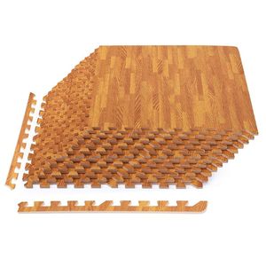 ingrosso bordi del pavimento-Tappetino per il puzzle di schiuma di gomma da pezzi con tappetini per bambini di bordo per pavimento Palestra per la casa protettiva