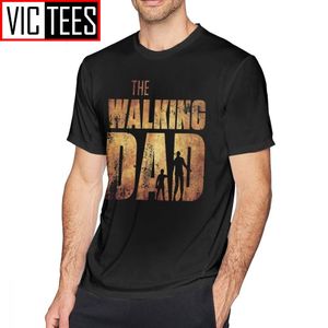 Wholesale dad tee shirts resale online - Mens The Walking Dead T Shirts The Walking Dad Original Father Day Zombie T Shirt Percent Cotton Male Tee Shirt Graphic Tshirt
