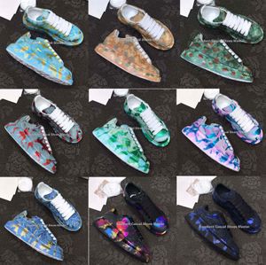 mulheres largas de sapatilhas venda por atacado-Sapatos de plataforma Luxurys Designers Homens Mulheres Sneakers Plate Forma Mestre Rosa Artisan Calfskin Suave Lace Up Largo Sneaker Casal Casual Denim