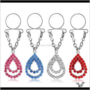 Wholesale Sexy Non Pierced Clip On Fake Nipple Ring Water Dripple Body Jewelry Adult Sex Toy Piercing Body Jewelry Ihbn2 Vx6Kw on Sale