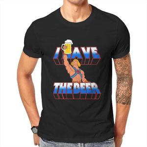 Męskie koszulki Koszulki Promo Baseball Mężczyźni Mam piwo Lekki kapturem Masters of Universe Eternia Klasyczny Drukuj Najwyższej Jakości Tees