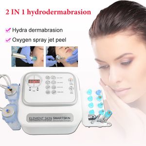 2 i hydra dermabrasion syre jetskal maskin aqua rengöring vatten peeling hud djupt rengöring hydrodermabrasion