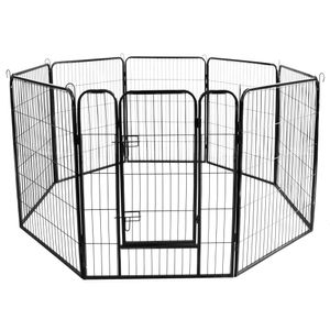 Factory Adjustable Fencing, Trellis & Gates Sensitivity Rechargeable 8 panels Training Device Black Gift Custom Dog rabbit pet fence on Sale