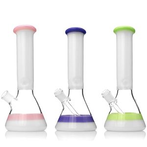 Wholesale hookah used resale online - Cute design mix color straight oil rig Hookah bong water pipe with mm female joint for smoking use