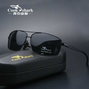 espelho de tubarão venda por atacado-Cook Tubarão Novo Color Changer Sun s Sun Polarization Driver Mirror Driving Vision