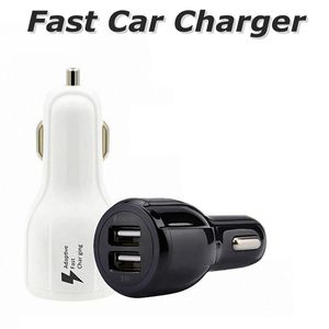 3 A Fast Car Charger LED Quick Dual USB Charging Adaptive V V V For Samsung S9 S8 Note