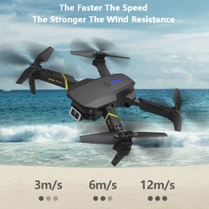 noel 12 gün toptan satış-Global Drone K Kamera Mini Araç Wifi FPV Katlanabilir Profesyonel RC Helikopter Selfie Drones Oyuncaklar Çocuk Batarya GD89