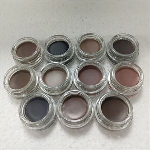 11 Färger Ögonbryn Pomade Cream Vattentät Ögonbryn Förstärkare Creme Makeup Full storlek med Retail Box I lager