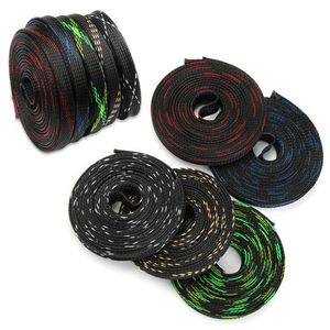 Wholesale dropship 5 10 50m 10mm pet expandable cable sleeve wire protecting nylon insulation sheathing braided sleeves