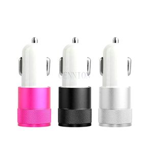 Hot Selling USB Universal Mini Steel Gun Car Charger for iPhone Samsung HuaWei LG Mobile Phones