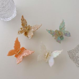 Vrouwen scrunchies paardenstaart vlinder klemmen korea azijnzuur bloemen haarspelden meisjes dierlijke model party cadeau haar klauwen mode sieraden accessoires