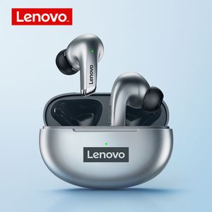 drahtlose kopfhörer bluetooth 5.0 großhandel-Lenovo LP5 Tws Wireless Ohrhörer Touch Control Bluetooth Kopfhörer wasserdichtes Headset mm Bewegungsspule HiFi Stereo Ohrhörer
