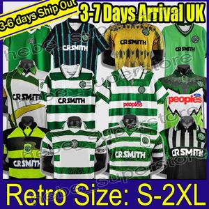 82 Celtic Retro Soccer Jerseys Koszulki piłkarskie Larsson Classic Vintage Sutton Zestawy
