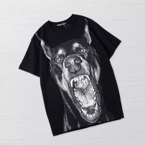 Ny Luxury Men Novelty High Doberman Pinscher Hund T shirts T tröja Hip Hop Skateboard Parkour Street Cotton T Shirts Tee Top