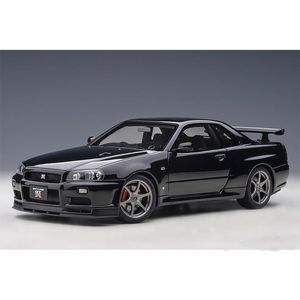 New Nissan Skyline Ar GTR R34 Diecasts Toy Vehicl Metal Toy Car Model High Simulation Pull Back Collection Kids Toys