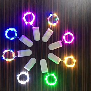 micro led-lichtleiste großhandel-LED String Batteriebetriebene Micro Mini Licht Kupfer Silber Draht Sternenstreifen für Weihnachten Halloween Dekoration Indoor Outdoor Schlafzimmer Hochzeit Crestech
