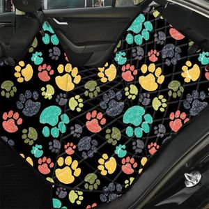 Wholesale dog back seat for sale - Group buy Colorful Dog Printed Back Seat Cover Protector Car Covers Mat Durable Auto Travel Accessories