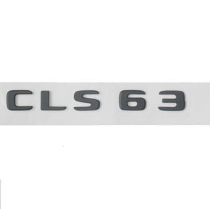 amg emblem venda por atacado-Mais novo Matte Preto Abs Tronco Traseira Letras Crachás Emblemas Emblemas Emblemas Decalque Adesivo Para Mercedes Benz CLS Classe CLS63 AMG
