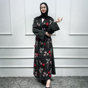 dubai vestidos de diseño de moda al por mayor-Vestidos casuales Árabe Abaya Burqa Vestido de diseño Dubai Moda