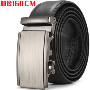 Wholesale fat belts resale online - Men s Belt Extra Long Automatic Buckle Men s Leather Fat Man s Big Size Pants