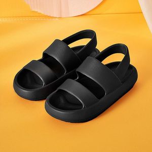 platform eva flip flop sandals toptan satış-Sandalet İnternet Ünlü kadın Kalın Platformu Yaz Plaj EVA Yumuşak Sol Slaytlar Eğlence Çevirme