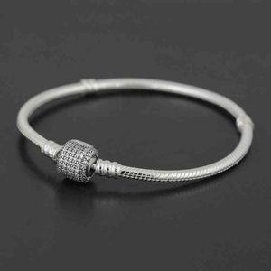 Wholesale free pandora bracelets resale online - 925 Sterling Sier bracelet Bangle with Engraved for Pandora European Charms and Bead You can Mixed size Free ship