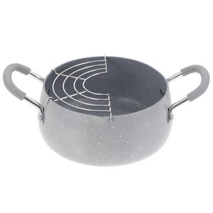 Wholesale oil drains for sale - Group buy Pans Pc Tempura Frying Pot Japanese Style Deep Fryer Pan With Oil Drain Rack