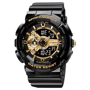 Wristwatches Men s Watches Japan Quartz Movt Sport Waterproof LED Digital Wristband Relogio Masculino Watch For Men STARKING