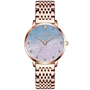 Vrouw Luxe Merk Drop Shipping Shiny Sieraden Gift voor Meisje Friend Crystal Lady Armband Blue Dimond Polsband Roseglod Riemen