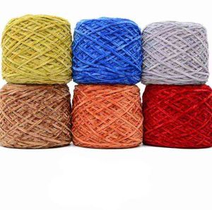 Wholesale velvet yarn resale online - 1PC g skeins Super Knitted ALL Colour Knitting Sweater Crochet HandCraft Chenille Yarn Bulky NEW Velvet Wool Thick Y211129