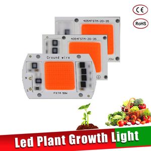 Lampen LED lamp COB Grow Light Full Spectrum Flower Phyto V V W W voor indoor plant zaailing