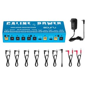 Cords Slings And Webbing Caline P1 Isolated Power Supply V A W Guitar Effects Pedal Outputs Blue Color Accessories