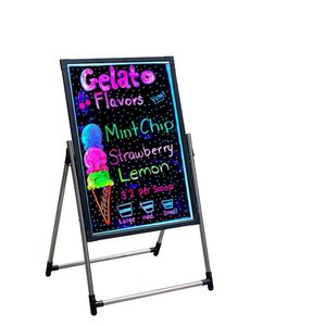 LED Neon Sign Writing Message Board Glow Drawing Boarde Light Up Flashing Box Message Wisable Boardy Arts Doodle Boards voor kinderdag winkel school bar café in