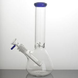 Wholesale bong sales resale online - Glass hookah bong water pipe inches bongs dab rig blue smoking port transparent with mm bowl joint and downstem factory direct sales material health durable