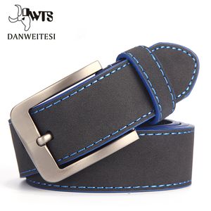 Wholesale green belt design resale online - Fashion Belt For Man Leather Belt Italian Design Casual Mens Belts With Blue and Green Color Belts