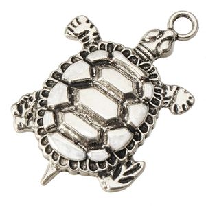 Pandora Charms Silver Bracelets Necklaces Dangles Jewelry Making DIY Animal Tortoise Metal Wholesales Crafts Accessories mm