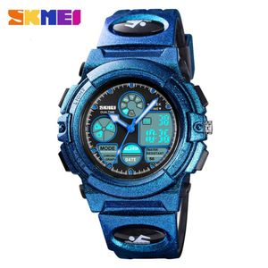 детские часы аналог оптовых-Skmei Смотреть аналоговый ребенок часы Top Branded Function Watch Boy запястье синий циферблат