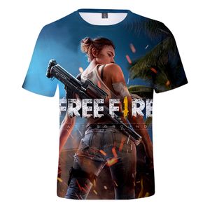 бесплатная 3d рубашка оптовых-Бесплатный огонь D печатные мужские повседневные футболки летнее мужское женское шею с коротким рукавом