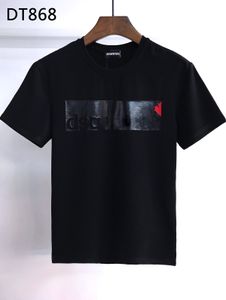 kaplumbağalar desenleri toptan satış-DSQ Phantom Kaplumbağa ss Yeni Erkek Tasarımcı T Gömlek İtalyan Moda Tişörtleri Yaz DSQ Desen T Shirt Erkek Yüksek Kalite Pamuk Tops