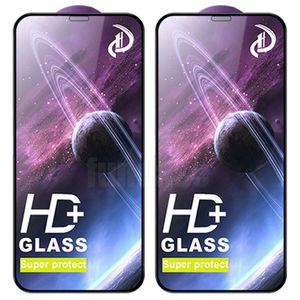 HD Harted Glass Super Protect Screen Protector Osłona Filmowa Eksplozja Zakrzywiona Pokrywa Premium Shield dla iPhone Pro Max mini XS XR X S PLUS SE