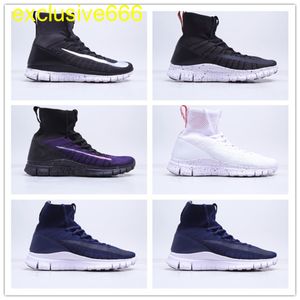 2021 Fashion Men Free Mercurial Fc Running Shoes Barefoot Socks Knitted Black And White Purple Outdoor Sports Sneakers