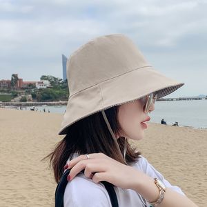Internet słynny kapelusz wykwintny houndstooth odwracalny rybak koreański kobiety słońce hurtownie