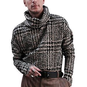 Wholesale mens turtleneck sweaters xl resale online - Men s Sweaters Man Street Style Turtleneck Sweater Men L XL Long Sleeve Knitted Pullovers Autumn Winter Soft Warm Basic