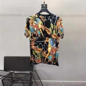 erkekler pisti toptan satış-Erkek T Shirt SR08211Fashion erkek Üstleri Tees Pist Lüks Avrupa Tasarım Kısa Baskı Parti Stil Giyim
