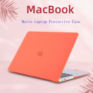 macbook pro colors al por mayor-18 colores Casos mate Cubierta de la caja de la computadora portátil de protección para la nueva MacBook pulgadas Air Pro Shell