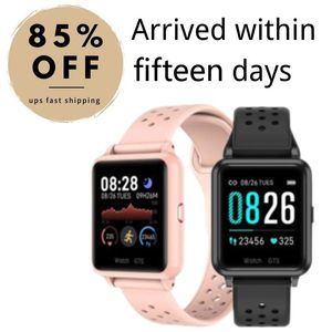ingrosso schermate di iphone di apple.-P8 Smart Watch per Apple iPhone IOS Android Bluetooth Screen Orologi Sport Fashion Multifunzione Blu Rosa Black