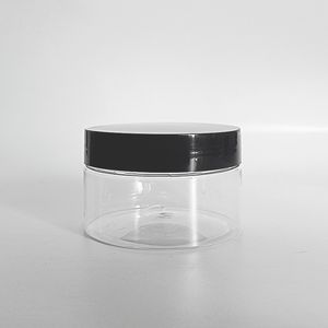 100 g lege huisdier brede mondfles met PP CAP ml transparante plastic container crème jar rrd7525