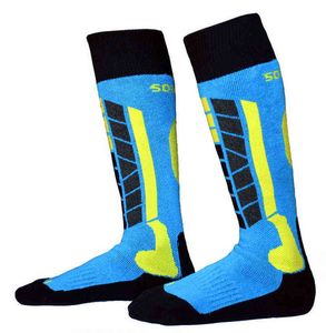 kız kayak çorapları toptan satış-Kalınlaşmak Pamuk Kış Kar Paten Uzun Buz Kayak Çorap Çorap Bacak Koruma Sıcak Spor Unisex Çocuk Kız Erkek Çocuk Y1222