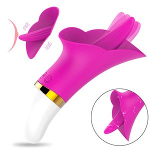 masturber des jouets achat en gros de Sexe jouets femelle langue léchage vibrateurs stimulant clitoris mamelon vagin g point masturbation pour femmes